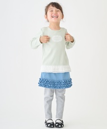 petit main | 裾フリルレギンスつきスカート(レギンス/スパッツ)