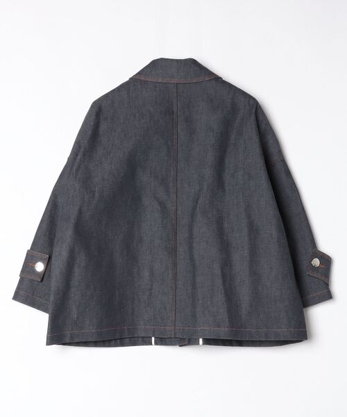 Mackintosh(マッキントッシュ)の「HUMBIE SHORT MB(デニムジャケット・レディース・インディゴブルー・6/4)」の2枚目の写真
