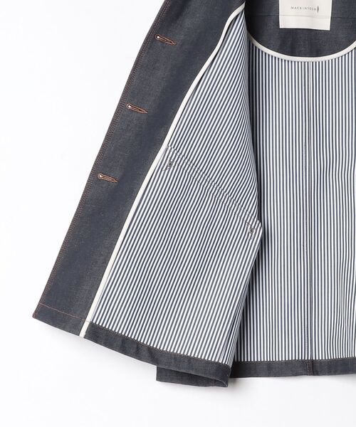 Mackintosh(マッキントッシュ)の「HUMBIE SHORT MB(デニムジャケット・レディース・インディゴブルー・6/4)」の3枚目の写真