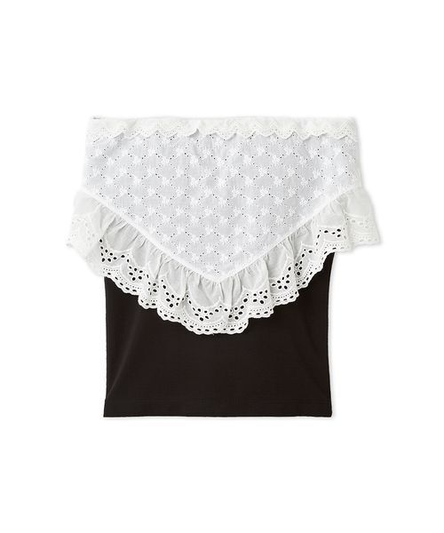 カップインレースベアトップス（Tシャツ/カットソー）｜LILY BROWN
