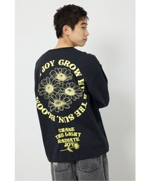 サークルフラワー長袖Tシャツ