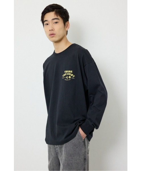 RODEO CROWNS WIDE BOWL（ロデオクラウンズワイドボウル）の「サークルフラワー長袖Tシャツ（Tシャツ/カットソー・メンズ・スモークピンク/ブラック/ホワイト・LARGE/MEDIUM）」の16枚目の写真