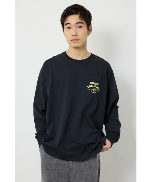 RODEO CROWNS WIDE BOWL（ロデオクラウンズワイドボウル）の「サークルフラワー長袖Tシャツ（Tシャツ/カットソー・メンズ・スモークピンク/ブラック/ホワイト・LARGE/MEDIUM）」の17枚目の写真