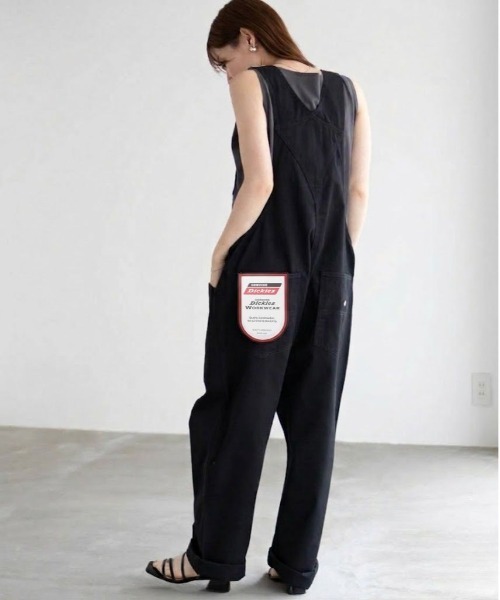 Dickies(ディッキーズ)の「【別注限定展開】GENUINE DICKIES ジェニュイン ディッキーズ ジップ オーバーオール ユニセックス(サロペット/オーバーオール・メンズ・ブラック/ベージュ/ブラウン/ホワイト/ワンウォッシュ/カーキ/ライトブルー・M/S/XL/L)」の11枚目の写真