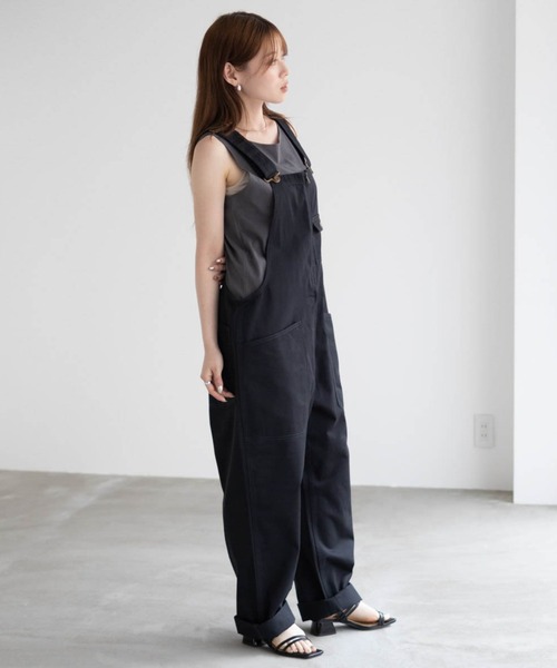 Dickies(ディッキーズ)の「【別注限定展開】GENUINE DICKIES ジェニュイン ディッキーズ ジップ オーバーオール ユニセックス(サロペット/オーバーオール・メンズ・ブラック/ベージュ/ブラウン/ホワイト/ワンウォッシュ/カーキ/ライトブルー・M/S/XL/L)」の8枚目の写真