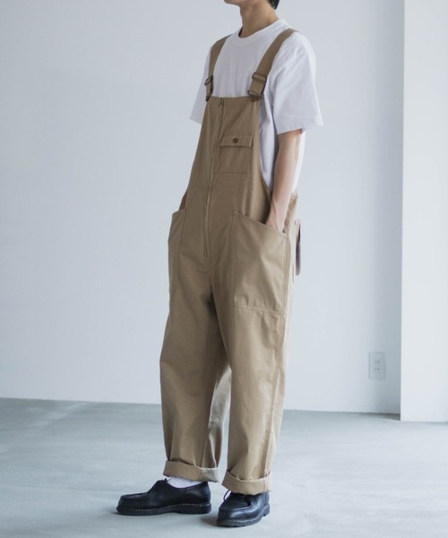 Dickies(ディッキーズ)の「【別注限定展開】GENUINE DICKIES ジェニュイン ディッキーズ ジップ オーバーオール ユニセックス(サロペット/オーバーオール・メンズ・ブラック/ベージュ/ブラウン/ホワイト/ワンウォッシュ/カーキ/ライトブルー・M/S/XL/L)」の13枚目の写真