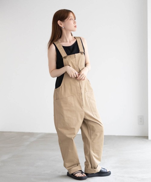 Dickies(ディッキーズ)の「【別注限定展開】GENUINE DICKIES ジェニュイン ディッキーズ ジップ オーバーオール ユニセックス(サロペット/オーバーオール・メンズ・ブラック/ベージュ/ブラウン/ホワイト/ワンウォッシュ/カーキ/ライトブルー・M/S/XL/L)」の19枚目の写真