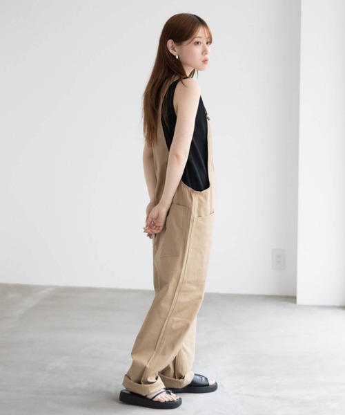 Dickies(ディッキーズ)の「【別注限定展開】GENUINE DICKIES ジェニュイン ディッキーズ ジップ オーバーオール ユニセックス(サロペット/オーバーオール・メンズ・ブラック/ベージュ/ブラウン/ホワイト/ワンウォッシュ/カーキ/ライトブルー・M/S/XL/L)」の20枚目の写真