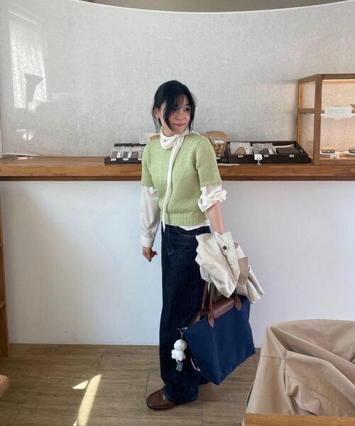 MALOUPE（マロップ）の「9156 カーブドバレルデニムパンツ (ダークインディゴ)（デニムパンツ・レディース・その他・26/28/30）」の16枚目の写真