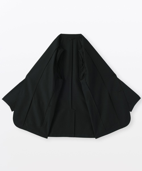 無印良品(ムジルシリョウヒン)の「紳士 風を通すストレッチサッカージャケット(その他アウター・メンズ・ダークネイビー/ブラック/グレー系・S/M/L/XL)」の5枚目の写真