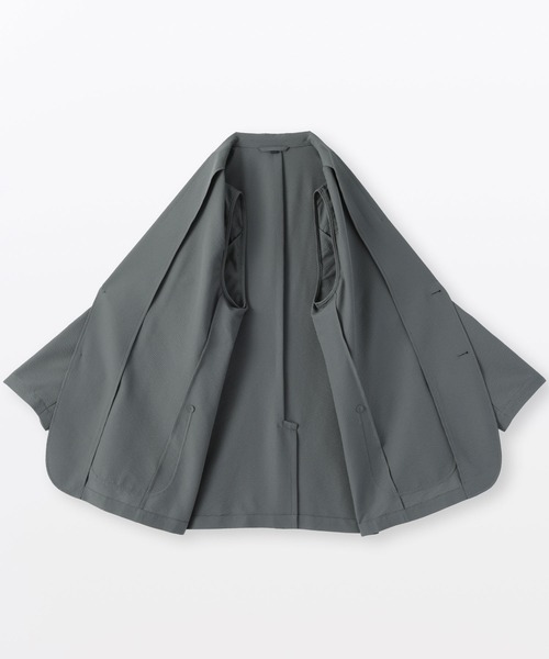 無印良品(ムジルシリョウヒン)の「紳士 風を通すストレッチサッカージャケット(その他アウター・メンズ・ダークネイビー/ブラック/グレー系・S/M/L/XL)」の13枚目の写真