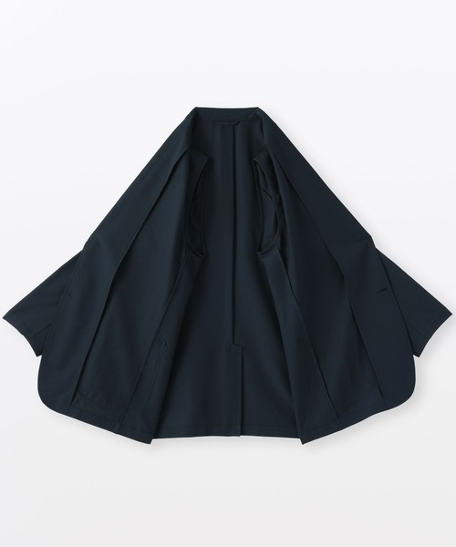 無印良品(ムジルシリョウヒン)の「紳士 風を通すストレッチサッカージャケット(その他アウター・メンズ・ダークネイビー/ブラック/グレー系・S/M/L/XL)」の18枚目の写真