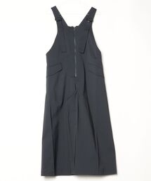 ROBES&CONFECTIONS（ローブスコンフェクションズ）の「Robes & Confections/ローブス&コンフェクションズ/ナイロンストレッチストライプサロペットＷ（サロペット/オーバーオール）」