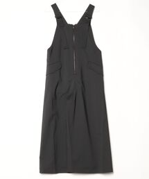 ROBES&CONFECTIONS（ローブスコンフェクションズ）の「Robes & Confections/ローブス&コンフェクションズ/ナイロンストレッチストライプサロペットＷ（サロペット/オーバーオール）」