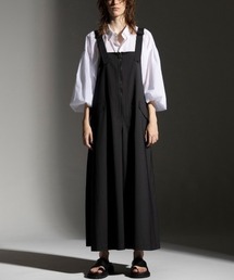 Robes & Confections/ローブス&コンフェクションズ/ナイロンストレッチストライプサロペットＷ