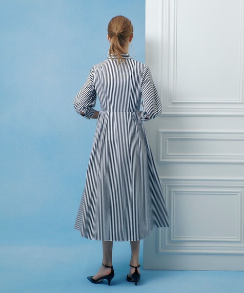 LOULOU WILLOUGHBY(ルルウィルビー)の「【LOULOU WILLOUGHBY】タックパフシャツワンピース(シャツワンピース・レディース・ブラック系その他/ブラック・1/2)」の11枚目の写真