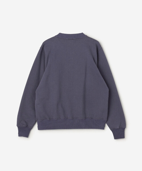 Buzz Rickson's（バズリクソンズ）の「BUZZ RICKSON'S | 〈別注〉 ジップスウェット MEN（スウェット・メンズ・オートミール/ネイビー・L/M）」の4枚目の写真