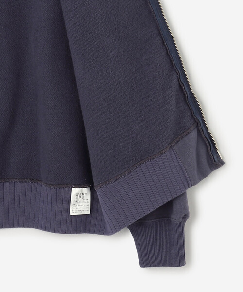 Buzz Rickson's（バズリクソンズ）の「BUZZ RICKSON'S | 〈別注〉 ジップスウェット MEN（スウェット・メンズ・オートミール/ネイビー・L/M）」の8枚目の写真