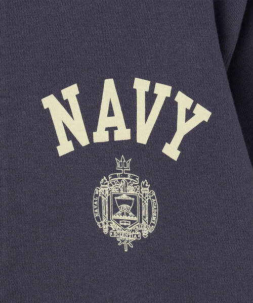 Buzz Rickson's（バズリクソンズ）の「BUZZ RICKSON'S | 〈別注〉 ジップスウェット MEN（スウェット・メンズ・オートミール/ネイビー・L/M）」の9枚目の写真