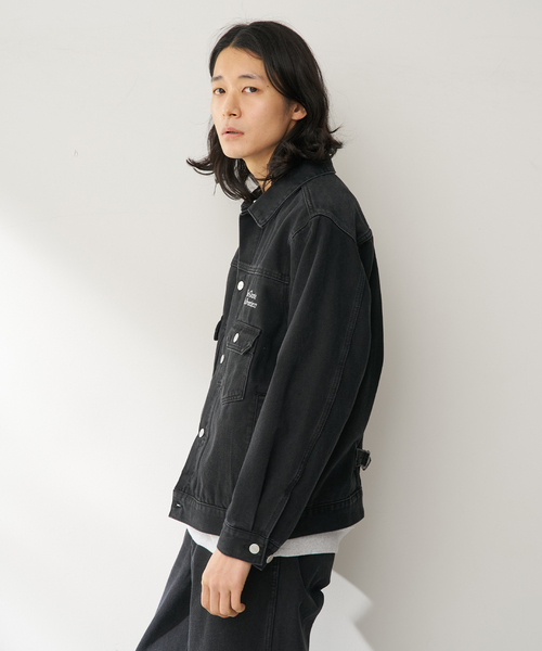 BEN DAVIS（ベンデイビス）の「BEN DAVIS / ベンデイビス 別注 CLASSIC TRUCKER JACKET（その他アウター・メンズ・ブラック/ネイビー/ベージュ・LARGE/MEDIUM）」の6枚目の写真