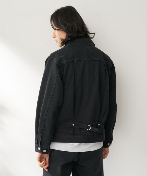 BEN DAVIS（ベンデイビス）の「BEN DAVIS / ベンデイビス 別注 CLASSIC TRUCKER JACKET（その他アウター・メンズ・ブラック/ネイビー/ベージュ・LARGE/MEDIUM）」の7枚目の写真
