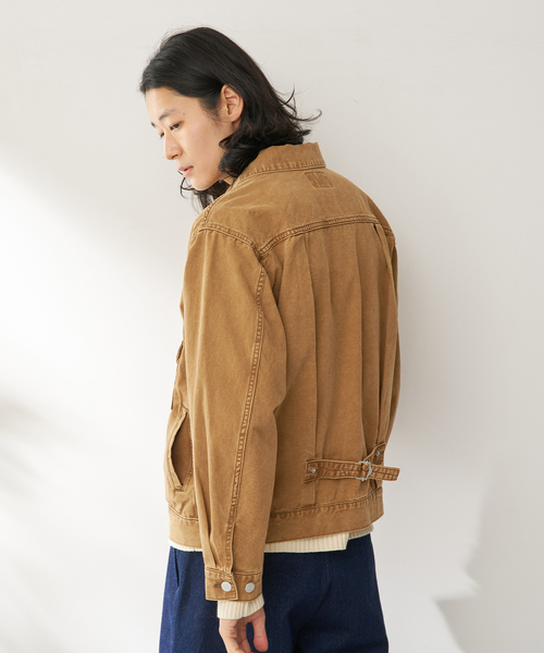 BEN DAVIS（ベンデイビス）の「BEN DAVIS / ベンデイビス 別注 CLASSIC TRUCKER JACKET（その他アウター・メンズ・ブラック/ネイビー/ベージュ・LARGE/MEDIUM）」の11枚目の写真