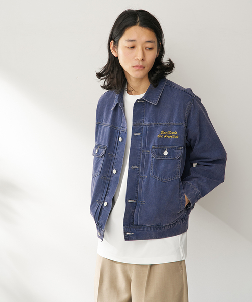 BEN DAVIS（ベンデイビス）の「BEN DAVIS / ベンデイビス 別注 CLASSIC TRUCKER JACKET（その他アウター・メンズ・ブラック/ネイビー/ベージュ・LARGE/MEDIUM）」の13枚目の写真