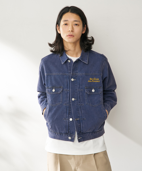 BEN DAVIS（ベンデイビス）の「BEN DAVIS / ベンデイビス 別注 CLASSIC TRUCKER JACKET（その他アウター・メンズ・ブラック/ネイビー/ベージュ・LARGE/MEDIUM）」の14枚目の写真