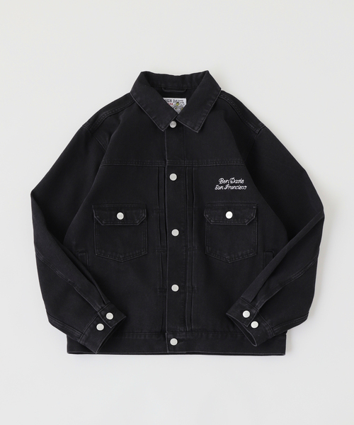 BEN DAVIS（ベンデイビス）の「BEN DAVIS / ベンデイビス 別注 CLASSIC TRUCKER JACKET（その他アウター・メンズ・ブラック/ネイビー/ベージュ・LARGE/MEDIUM）」の17枚目の写真