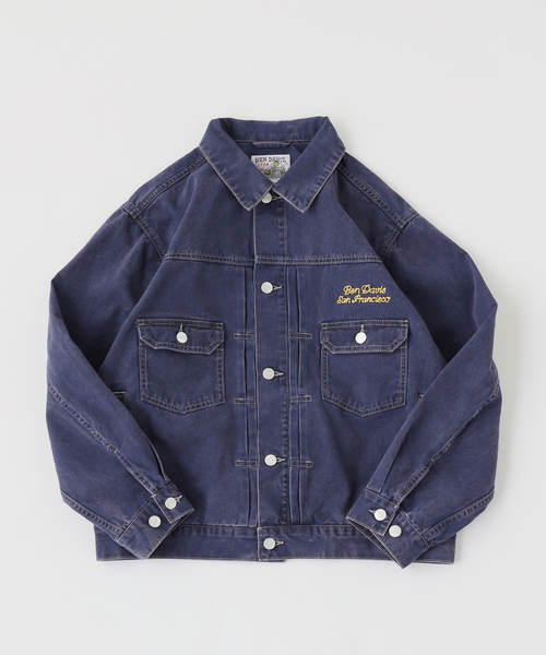 BEN DAVIS（ベンデイビス）の「BEN DAVIS / ベンデイビス 別注 CLASSIC TRUCKER JACKET（その他アウター・メンズ・ブラック/ネイビー/ベージュ・LARGE/MEDIUM）」の19枚目の写真