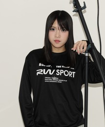 ドライメッシュ プリント 長袖 Tシャツ