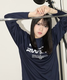 ドライメッシュ プリント 長袖 Tシャツ