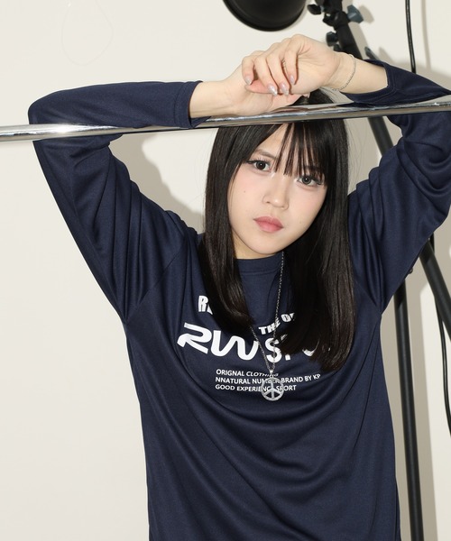 FUNALIVE(ファンアライブ)の「ドライメッシュ プリント 長袖 Tシャツ(Tシャツ/カットソー・メンズ・ブラック系その他/グレー系その他2/ネイビー/ブラック系その他2/グレー系その他/ホワイト・L/M/LL)」の6枚目の写真