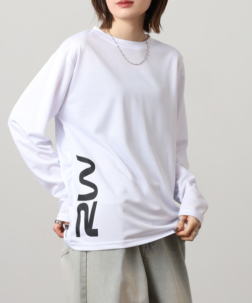 FUNALIVE(ファンアライブ)の「ドライメッシュ プリント 長袖 Tシャツ(Tシャツ/カットソー・メンズ・ブラック系その他/グレー系その他2/ネイビー/ブラック系その他2/グレー系その他/ホワイト・L/M/LL)」の2枚目の写真