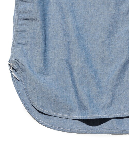 BEAMS PLUS(ビームスプラス)の「WORK Indigo Chambray(シャツ/ブラウス・メンズ・サックスブルー/ブルー・SMALL/LARGE/MEDIUM)」の5枚目の写真