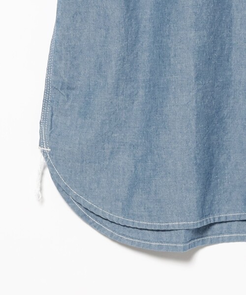 BEAMS PLUS(ビームスプラス)の「WORK Indigo Chambray(シャツ/ブラウス・メンズ・サックスブルー/ブルー・SMALL/LARGE/MEDIUM)」の11枚目の写真
