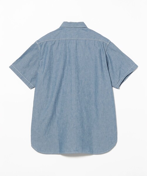 BEAMS PLUS(ビームスプラス)の「WORK Indigo Chambray(シャツ/ブラウス・メンズ・サックスブルー/ブルー・SMALL/LARGE/MEDIUM)」の12枚目の写真