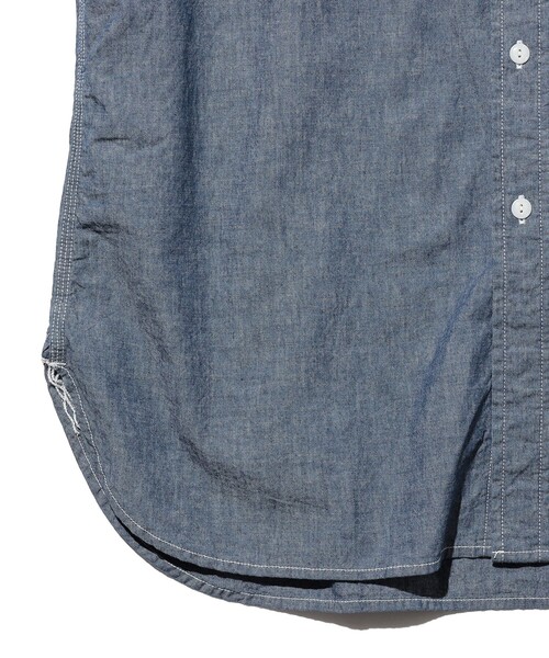BEAMS PLUS(ビームスプラス)の「WORK Indigo Chambray(シャツ/ブラウス・メンズ・サックスブルー/ブルー・SMALL/LARGE/MEDIUM)」の17枚目の写真