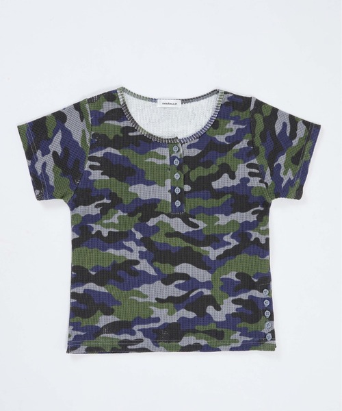 sedacle girl（セダクルガール）の「アソートサーマルヘンリーミニT（Tシャツ/カットソー・レディース・チャコールグレー/レオパード/カーキ/ネイビー・MEDIUM/SMALL）」の9枚目の写真