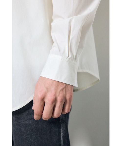 AZUL by moussy(アズールバイマウジー)の「ジップアップ長袖シャツ(シャツ/ブラウス・メンズ・ブラック/ホワイト・MEDIUM/LARGE)」の20枚目の写真