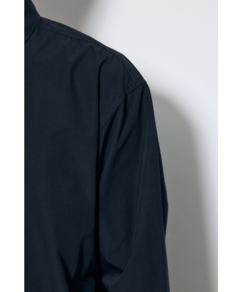 AZUL by moussy(アズールバイマウジー)の「ジップアップ長袖シャツ(シャツ/ブラウス・メンズ・ブラック/ホワイト・MEDIUM/LARGE)」の6枚目の写真