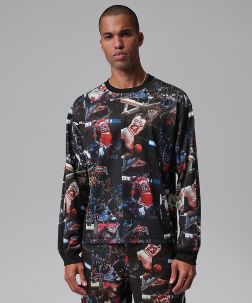 JORDAN BRAND(ジョーダンブランド)の「JORDAN BRAND M J FLT AOP LS JRSY IF1831-010(Tシャツ/カットソー・メンズ・マルチ・M/L)」の5枚目の写真