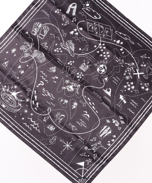 adidas(アディダス)の「adidas アディダス U MR PIN&SCARF ピン&スカーフ KR3677 BLACK(バンダナ/スカーフ・メンズ・ブラック・FREE)」の2枚目の写真