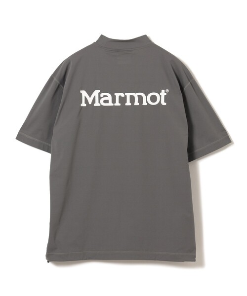 BEAMS GOLF(ビームスゴルフ)の「【別注】Marmot / ハイテンションラッシュガード バックロゴ モックネックシャツ(スウェット・メンズ・ブラック/グレー・SMALL/MEDIUM/LARGE/X-LARGE)」の22枚目の写真