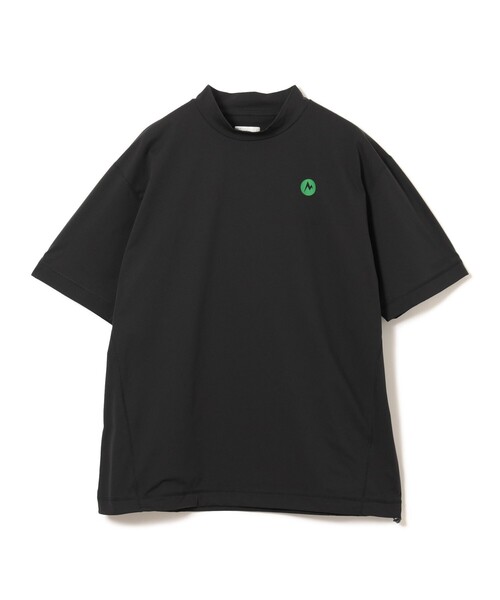 BEAMS GOLF(ビームスゴルフ)の「【別注】Marmot / ハイテンションラッシュガード バックロゴ モックネックシャツ(スウェット・メンズ・ブラック/グレー・SMALL/MEDIUM/LARGE/X-LARGE)」の3枚目の写真