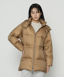 COMME CA（コムサ）の「〔 TALLサイズ 〕 ライトナイロンタフタ  フード付きダウンコート（ダウンジャケット/コート）」