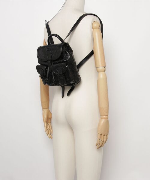 Guess(ゲス)の「LITZY 4G Debossed Back Pack バックパック リュック(バックパック/リュック・レディース・ブラック/ライトピンク・ONE SIZE)」の16枚目の写真