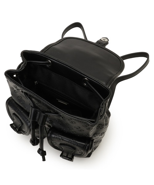 Guess(ゲス)の「LITZY 4G Debossed Back Pack(バックパック/リュック・レディース・ブラック・ONE SIZE)」の6枚目の写真