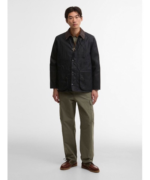 Barbour(バブアー)の「【BEAUFORT / ビューフォート】Spectatorワックスジャケット(ブルゾン・メンズ・オリーブ/ネイビー・X-SMALL/SMALL/MEDIUM)」の9枚目の写真