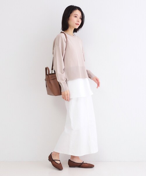 OPAQUE.CLIP(オペークドットクリップ)の「チュールメッシュメリージェーン(パンプス・レディース・ブラック/ベージュ系7/ダークブラウン・02/03)」の4枚目の写真